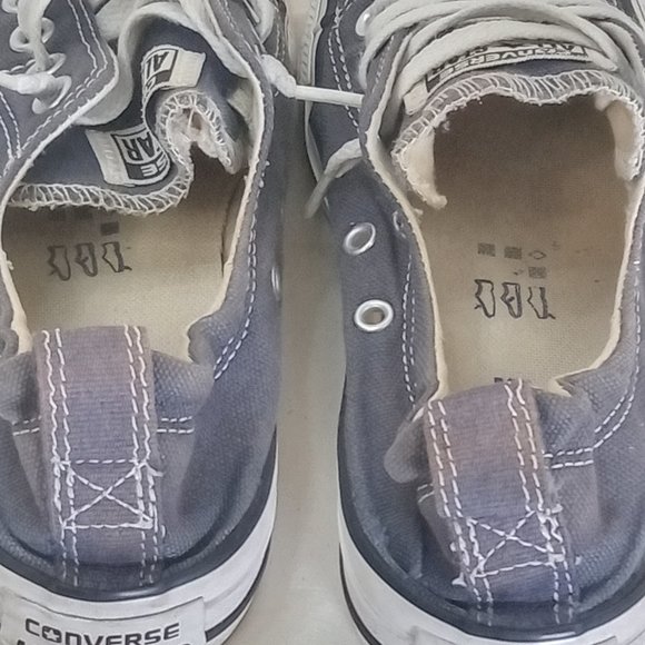 Women's Converse Chuck Taylor All Star Lift Ox, Blue, Size 6 - Picture 8 of 9